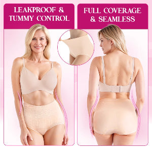 SleekHip - Leakproof High-Waist Tummy-Control Butt-Lifting Panties