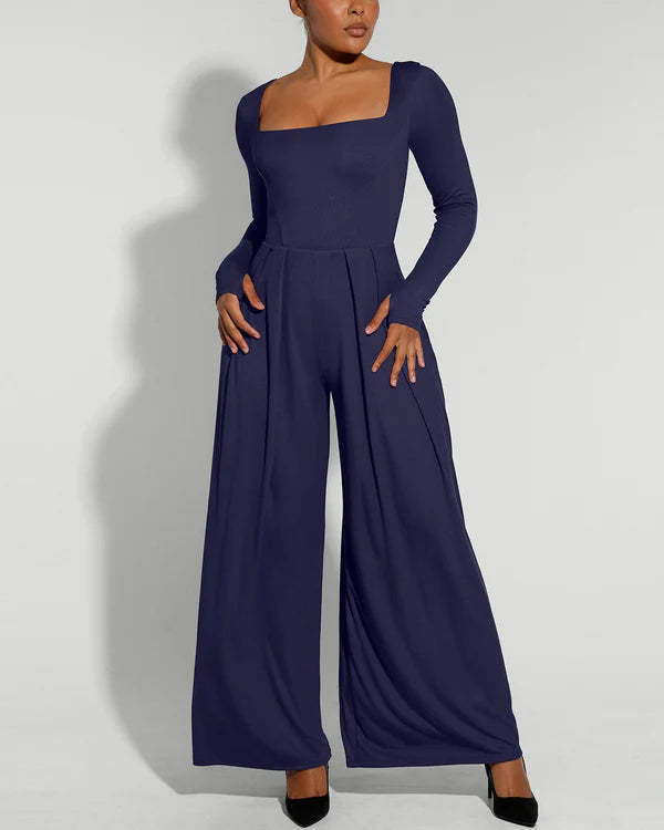 AirSlim® Square Neckline Built-In Shaping Jumpsuit
