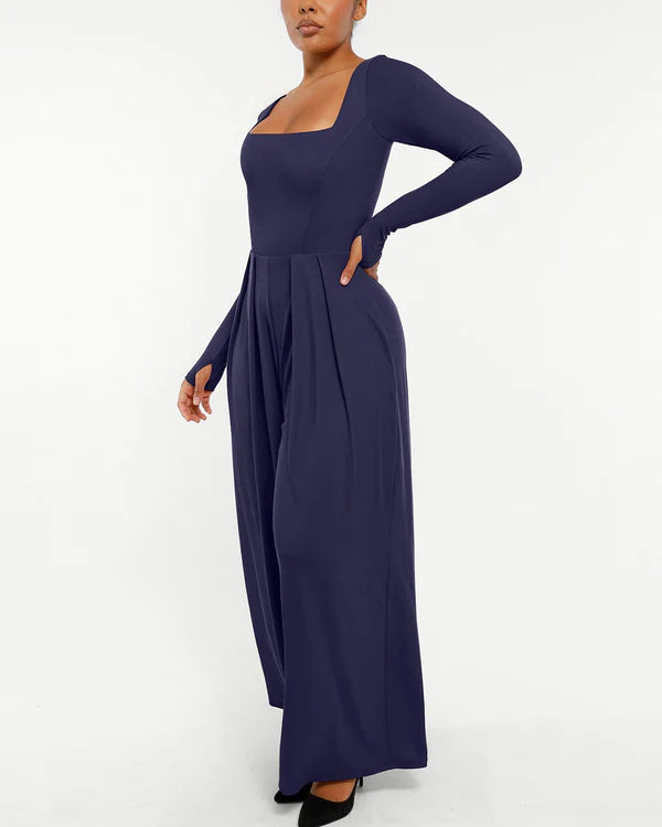 AirSlim® Square Neckline Built-In Shaping Jumpsuit