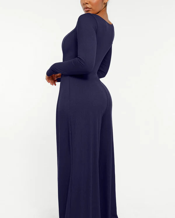 AirSlim® Square Neckline Built-In Shaping Jumpsuit
