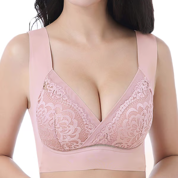 ROSY LIFT BRA âPlus Size Comfort Extra Elastic Wireless Support Lace Bra (Size runs the same as regular bras)