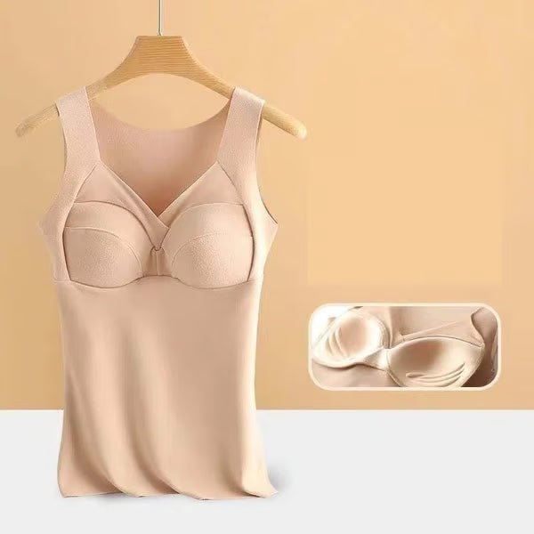 💓Thermal underwear with built in chest pad