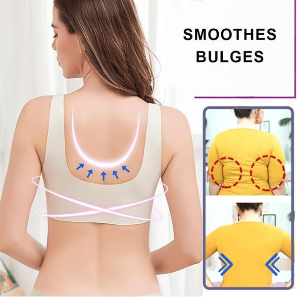 ROSY LIFT BRA âPlus Size Comfort Extra Elastic Wireless Support Lace Bra (Size runs the same as regular bras)