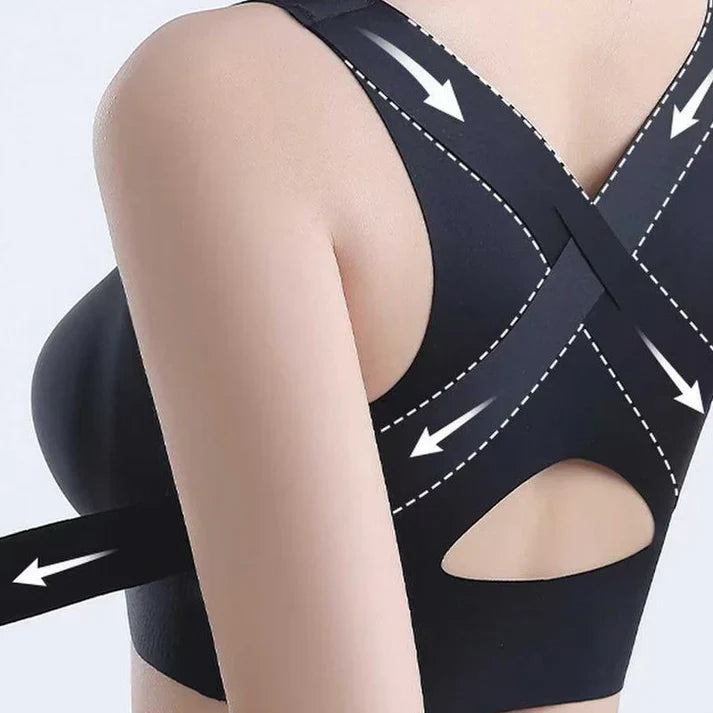š„Time-limited special offeršWomen's Front Closure Seamless Back Support Posture Braš