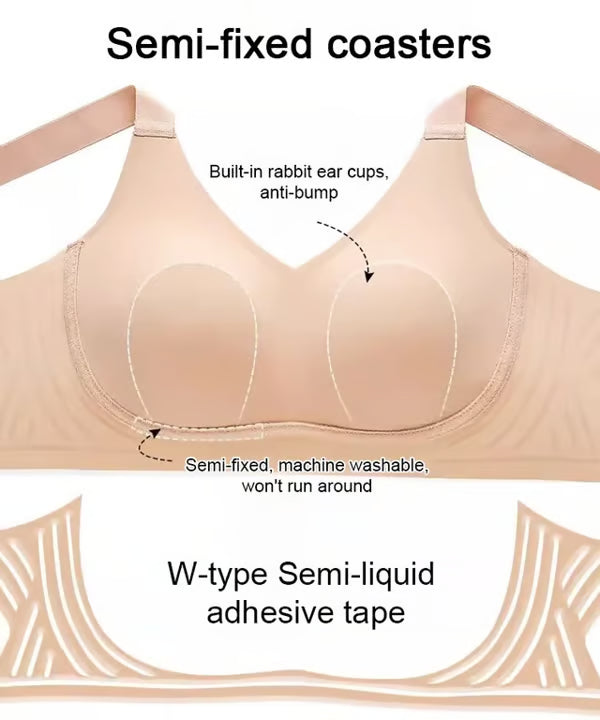 🏆Buy one get one free🏆Non-marking, skin-friendly push-up bra without underwire