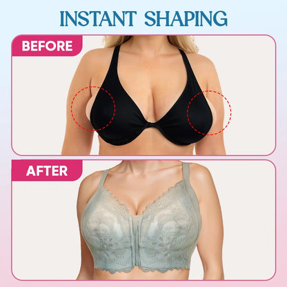 Ultra Soft Front Zip Wireless Lifting Bra