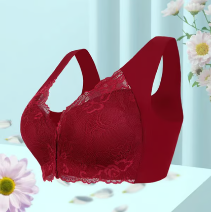 Bra For Women Front Closure 5D Beauty Back Sports Comfy Bra