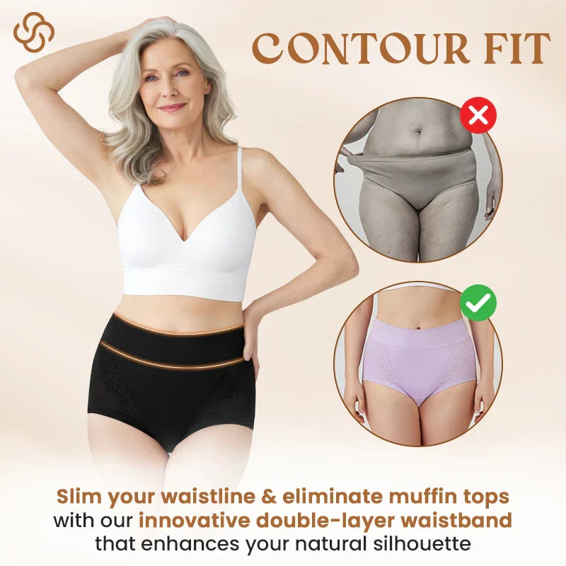 elegant and comfortable high-waisted leak-proof underwear designed for seniors