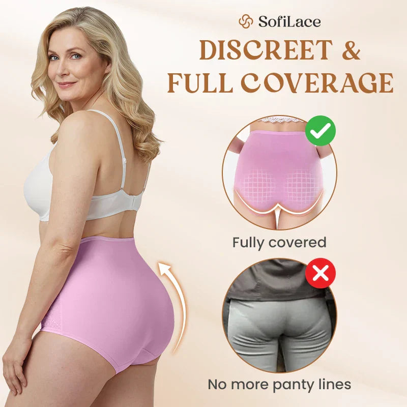 elegant and comfortable high-waisted leak-proof underwear designed for seniors
