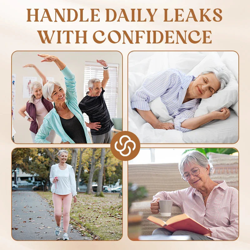 elegant and comfortable high-waisted leak-proof underwear designed for seniors