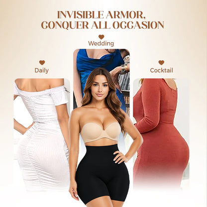 Women's High-Waisted Ice Silk Tummy Control and Butt Lift Underwear