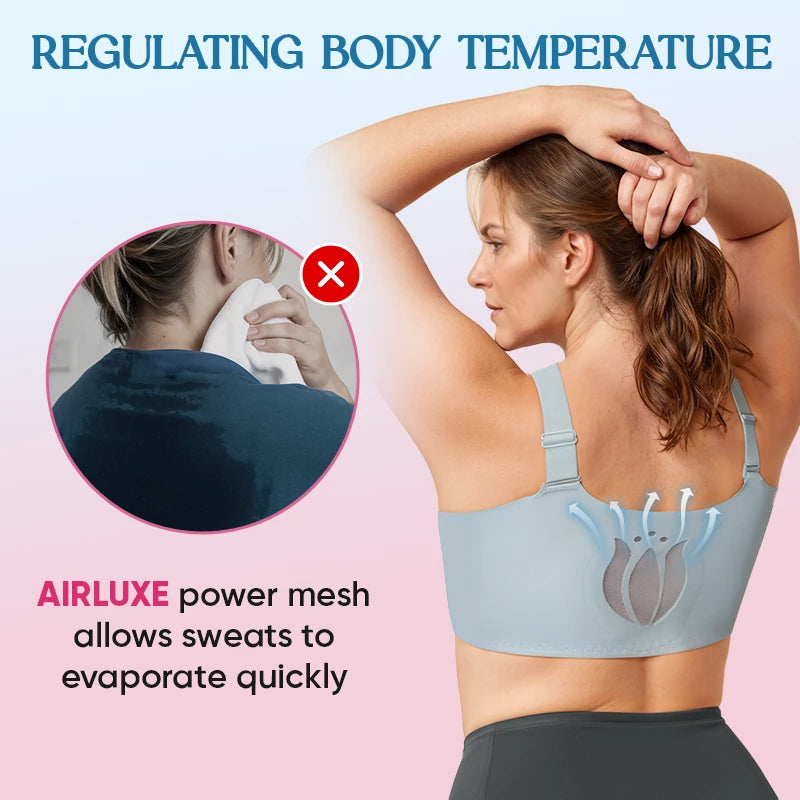 Ultra Soft Front Zip Wireless Lifting Bra