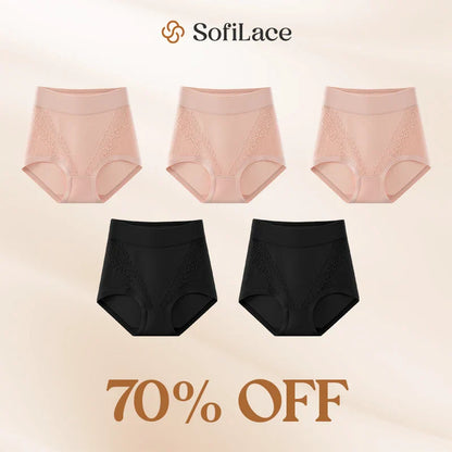 elegant and comfortable high-waisted leak-proof underwear designed for seniors