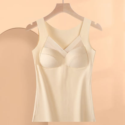 💓Thermal underwear with built in chest pad