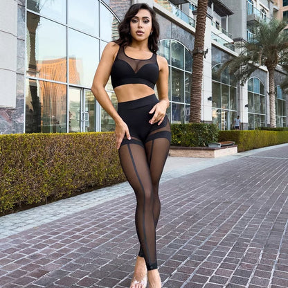 🔥Hot Sale🔥Female Super Sexy Unique Mesh Hip-lift Leggings