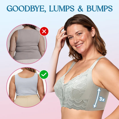 Ultra Soft Front Zip Wireless Lifting Bra