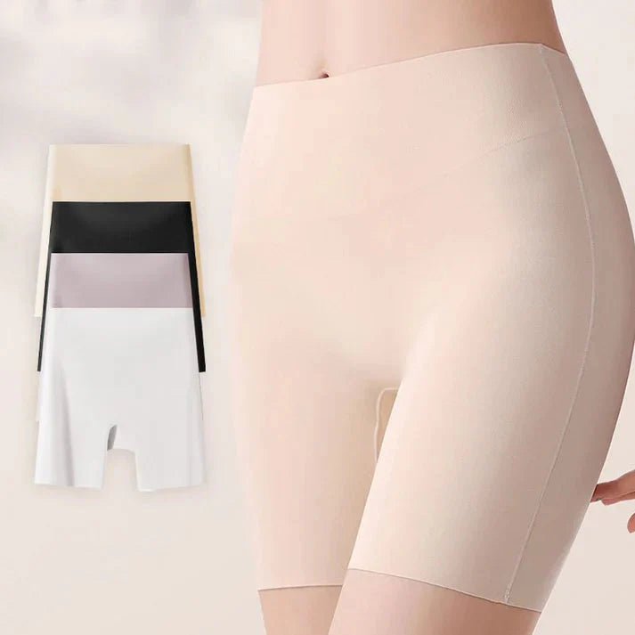 High-waisted ice silk abdominal control and hip lifting underwear