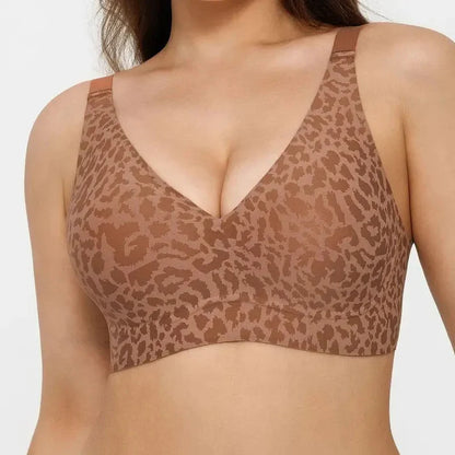 💗PROMOTION - 50% OFF💗Elegant, breathable leopard print bra for everyday wear
