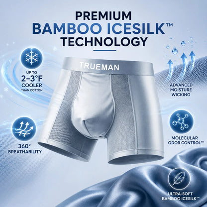 【Buy 3 Get 2 Free】-2026 HOT SALE🔥 Premium Leakproof Bamboo IceSilk Boxer