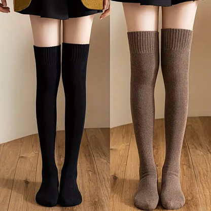 🧦Thickened Over-the-Knee Socks– The Perfect Blend of Warmth and Style（）