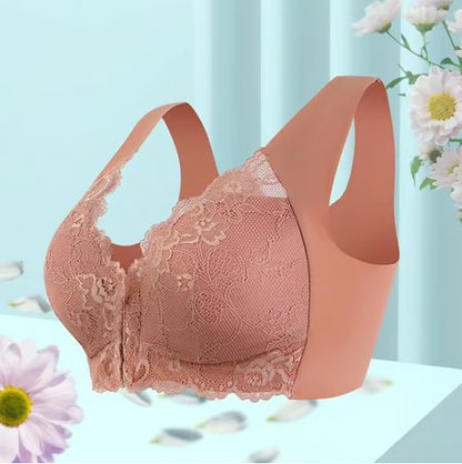 Bra For Women Front Closure 5D Beauty Back Sports Comfy Bra
