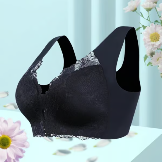 Bra For Women Front Closure 5D Beauty Back Sports Comfy Bra