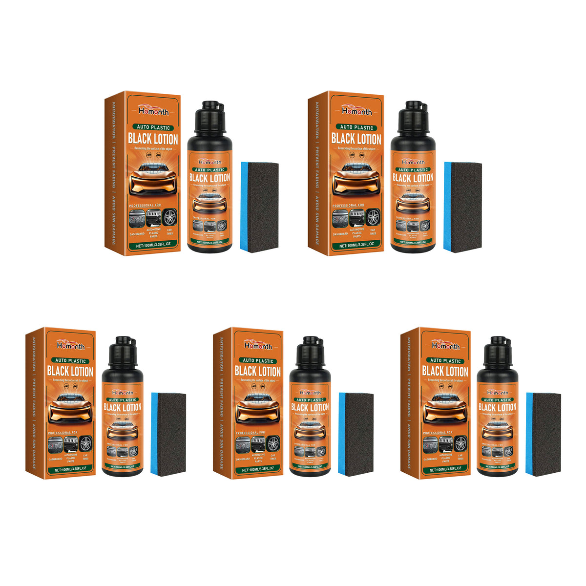 🏆Last Day💐Buy 3 Get 2 Free🎁Car Plastic Renovation Cleaning Restorer Kit🚗