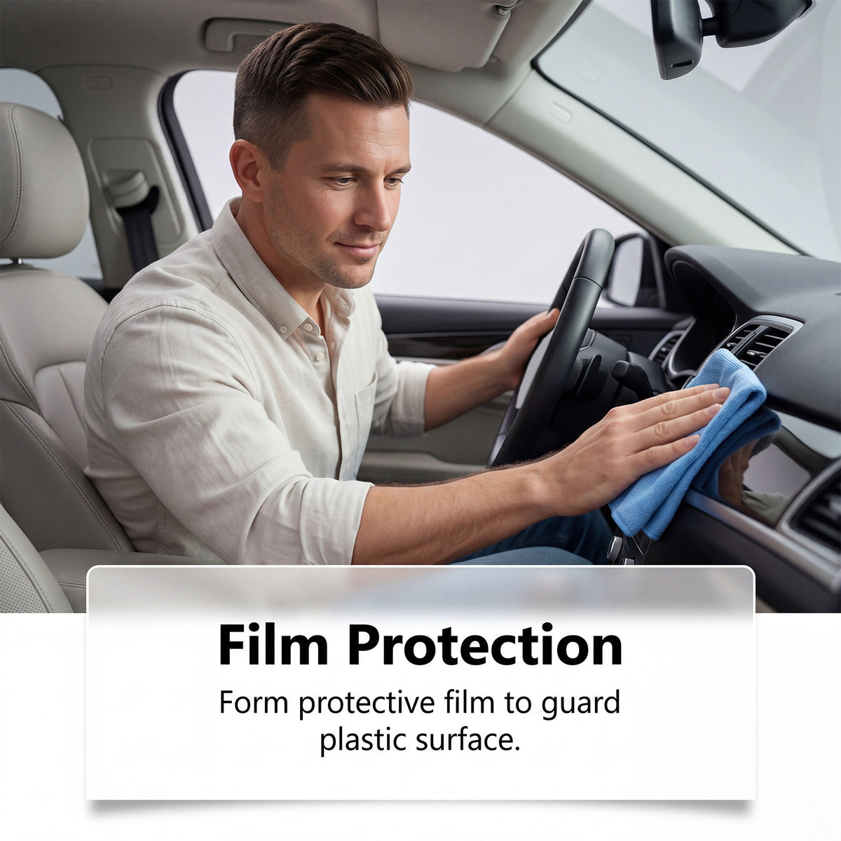🏆Last Day💐Buy 3 Get 2 Free🎁Car Plastic Renovation Cleaning Restorer Kit🚗