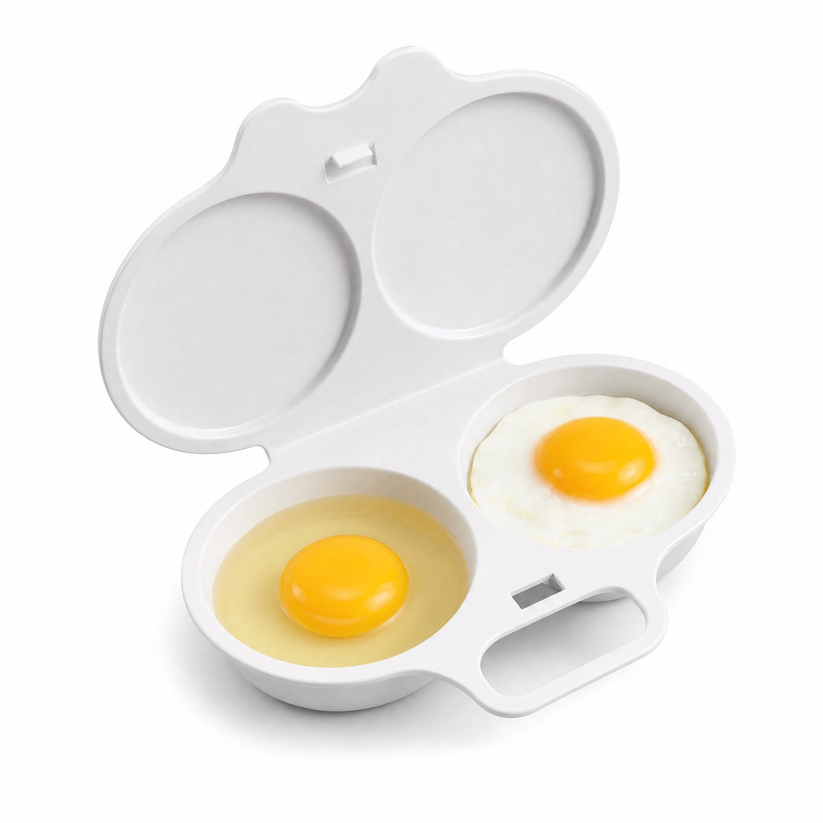 💥2026 HOT SALE🥳💞69K+ SOLD!💥Microwave Egg Poacher🍳–Dual‑cavity, non‑stick & easy clean. Healthier than frying – stock up & save! 🏠✅