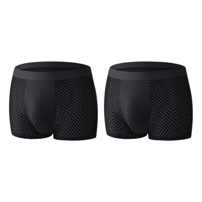 【Buy 3 Get 2 Free】-2026 HOT SALE🔥 Premium Leakproof lceSilk Mesh Men's Boxer