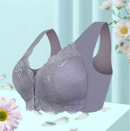Bra For Women Front Closure 5D Beauty Back Sports Comfy Bra