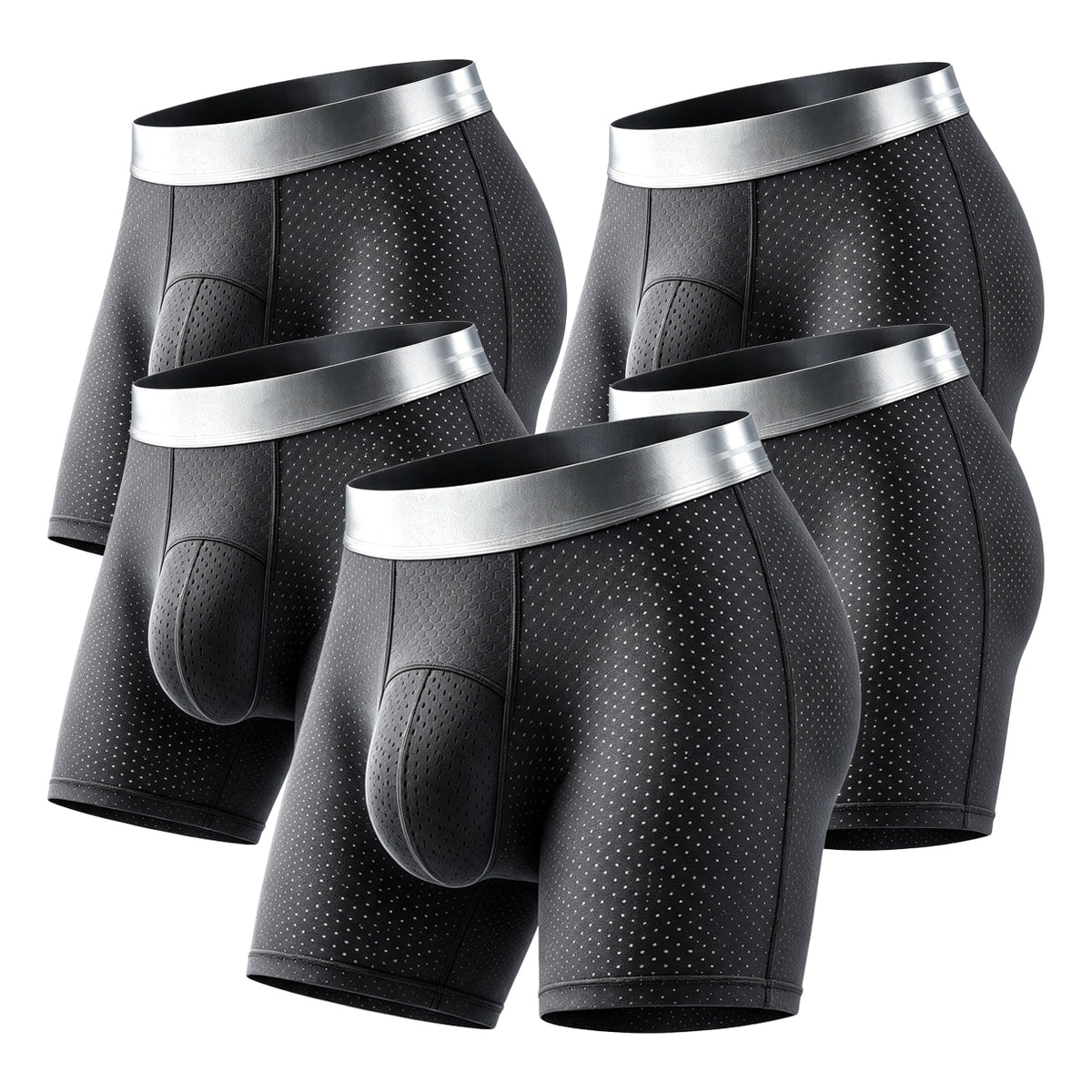 【Buy 3 Get 2 Free】-2026 HOT SALE🔥 Premium Leakproof lceSilk Mesh Men's Boxer